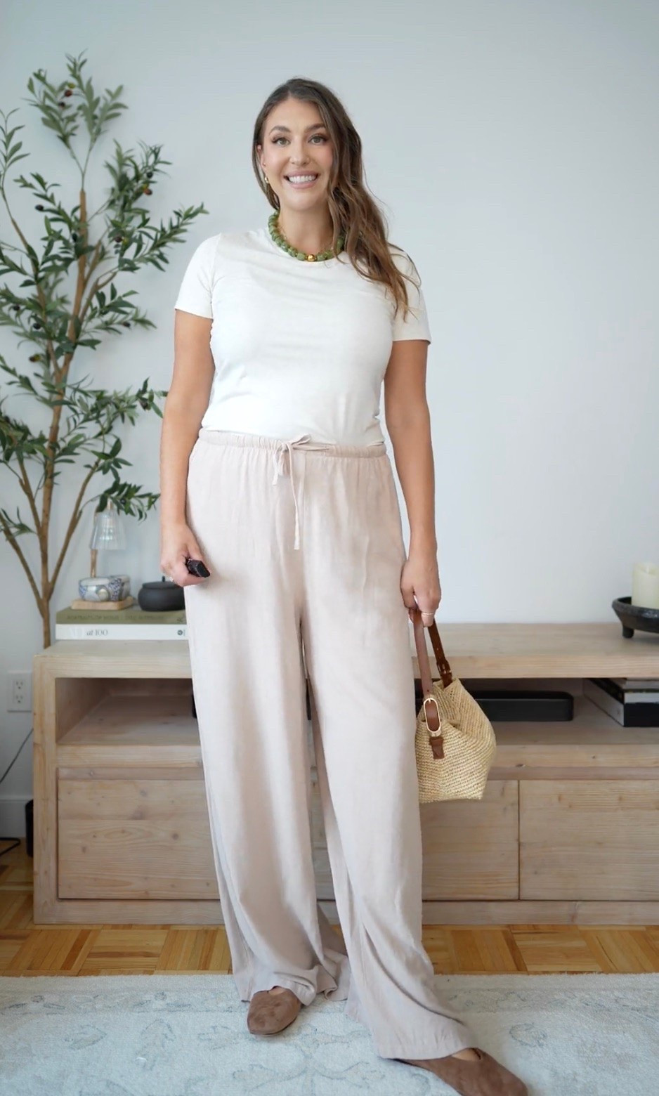 The perfect throw-on-and-go outfit for late summer! These breezy wide-leg pants look polished but feel like pajamas, paired with a classic white tee and neutral accessories.

Amazon fashion, linen pants, wide-leg pants, casual outfit, neutral style, summer basics, comfortable fashion, travel outfit, everyday style, affordable fashion, capsule wardrobe, Amazon finds

#LTKootd #LTKTravel #LTKMidsize