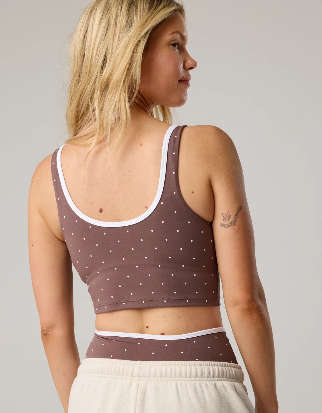 OFFLINE By Aerie Real Me Tipped Low Key Longline Sports Bra | Aerie