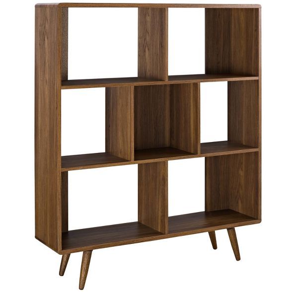 52" Realm Bookshelf Walnut - Modway | Target