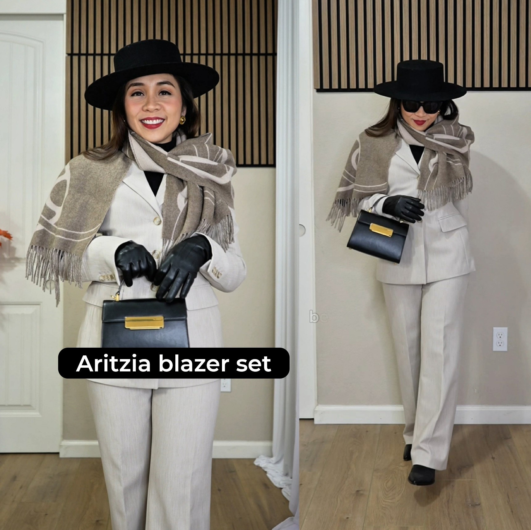 Aritzia blazer set 

Bag: Ateliers Auguste - Mini Capucine 
💲Discount code: ROZY10


#LTKHoliday #LTKootd