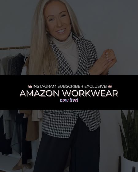 Amazon workwear! *INSTAGRAM SUBSCRIBER EXCLUSIVE REEL!* Hit the “subscribe” button on my Instagram page for exclusive content, including Amazon hauls! All sizing info and product reviews are in the Reel!💗

#LTKworkwear