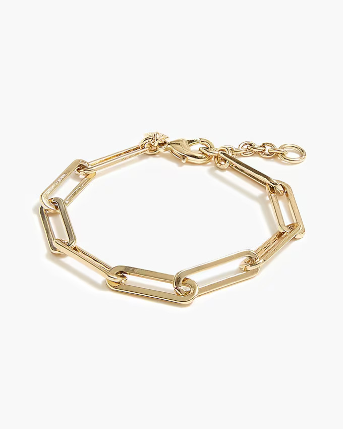 Paper-clip link bracelet | J.Crew Factory