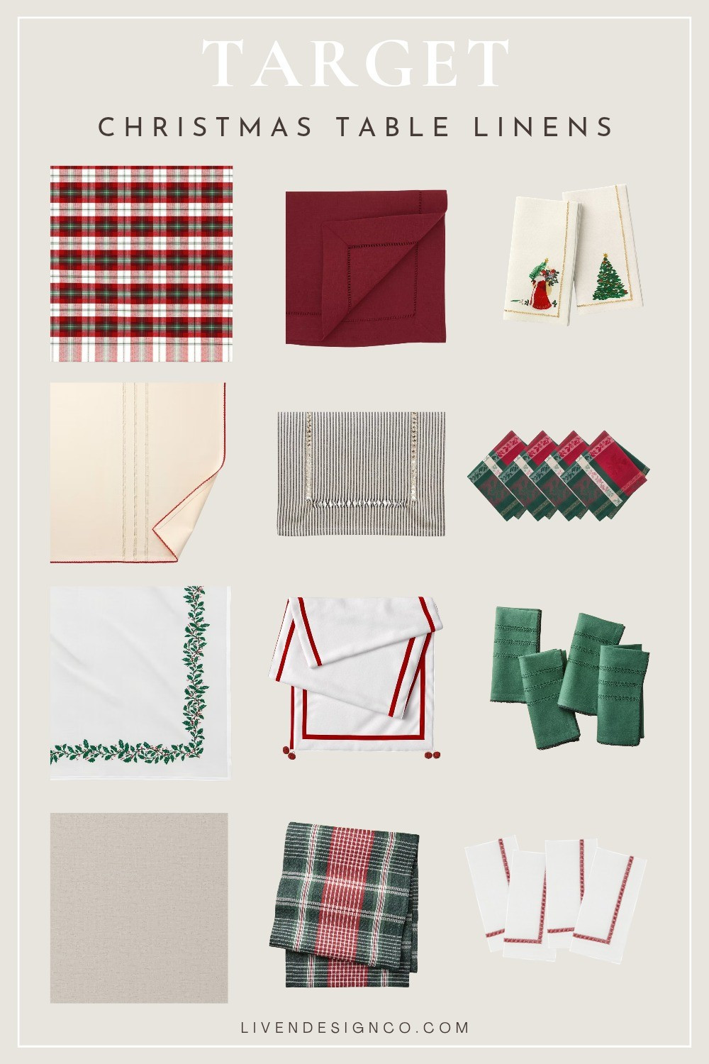 Target Christmas table linens. Tablescape. Table settings. Plaid tablecloth. Cloth napkins. Table runner. Tartan napkins 

#LTKHoliday #LTKHome #LTKSeasonal