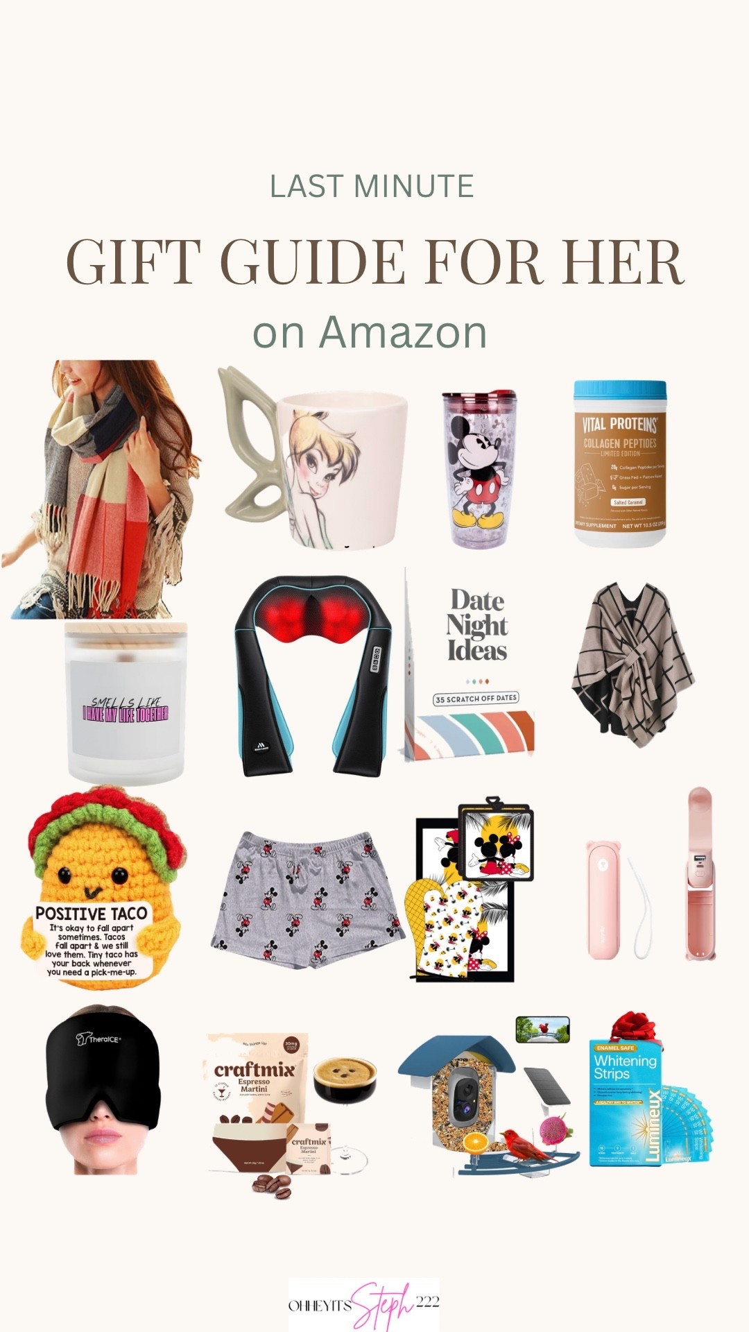Last minute gift guide for her on Amazon  

#LTKSaleAlert #LTKFindsUnder100 #LTKGiftGuide