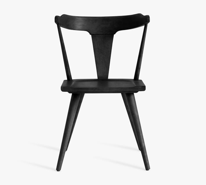 OPEN BOX: Westan Wood Dining Chair, Black | Pottery Barn (US)