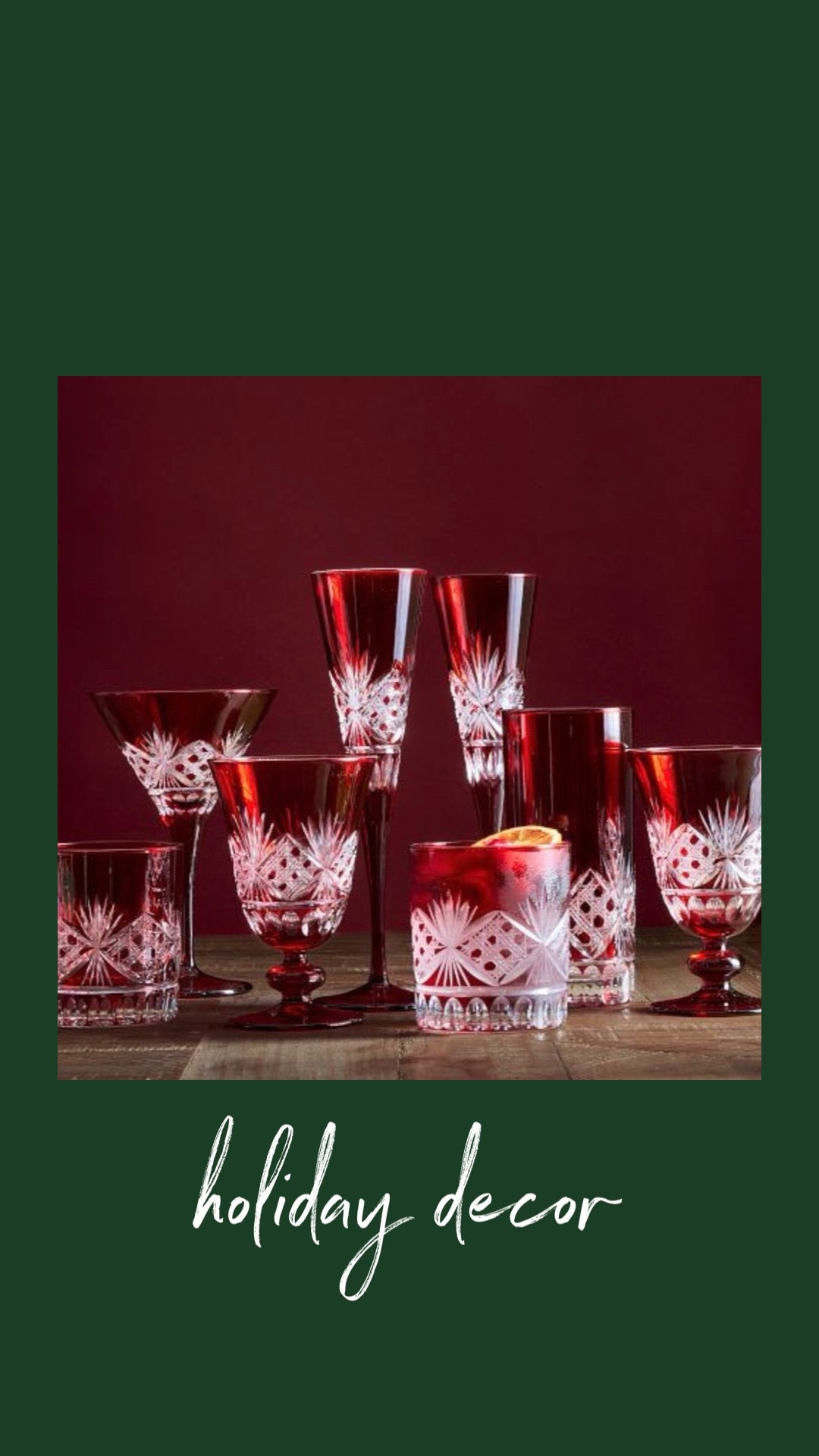 Love these festive glasses!! 

#LTKSeasonal #LTKFindsUnder100 #LTKHoliday