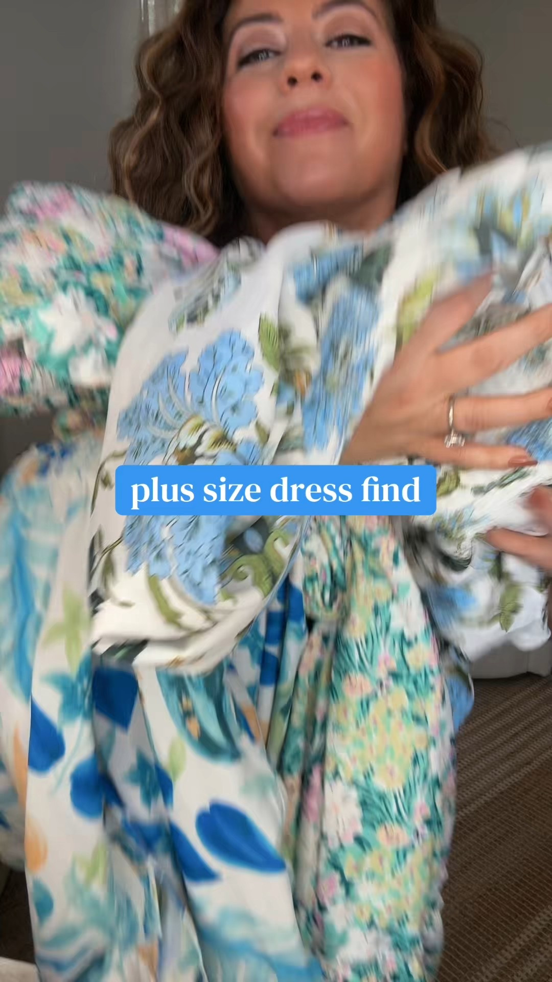 This xxl dress works for me as a plus size 20w/ 42D! Tons of colors and prints and a perfect Easter outfit 