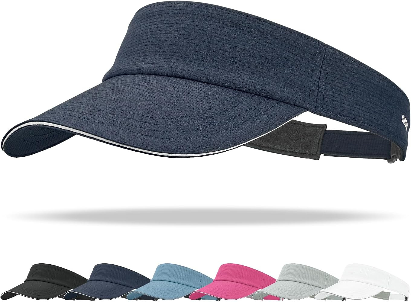 Sukeen Women's Adjustable Fit Runners Lightweight Comfort Performance Visor, Sports Sun Visor One... | Amazon (US)