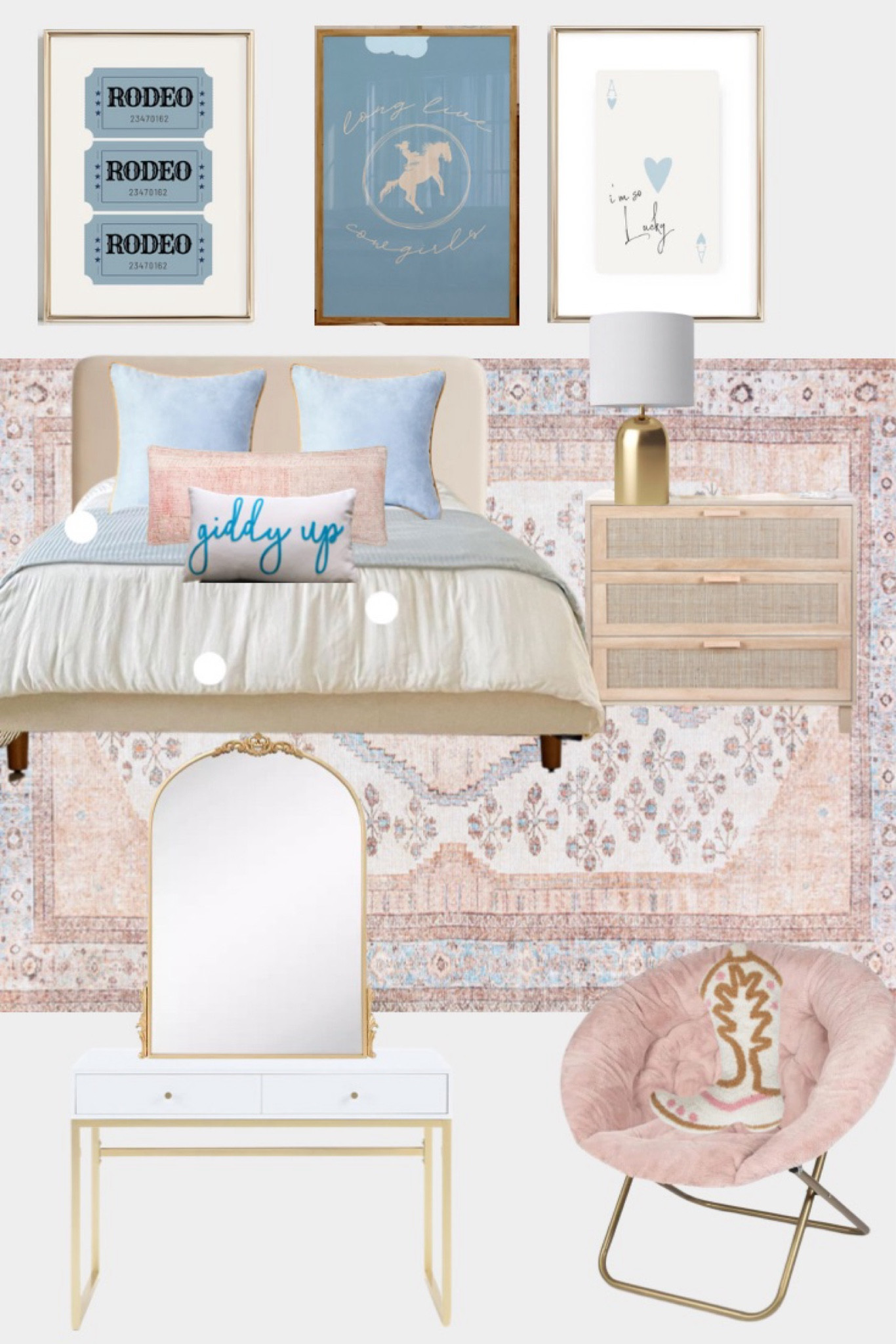 Long live cowgirls tween and teen girl bedroom 

#LTKFamily #LTKHome