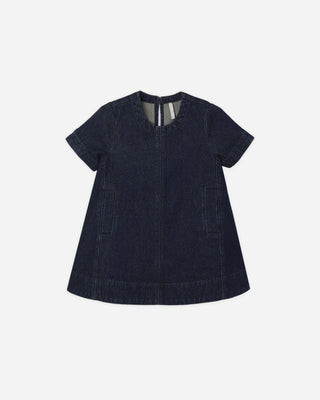 Savannah Dress Dark Indigo | Rylee + Cru