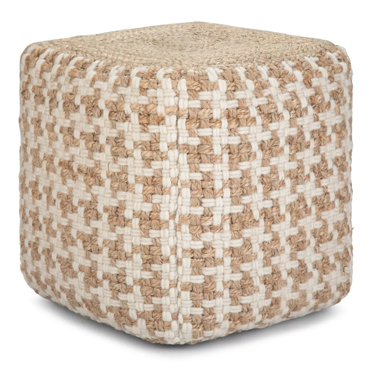 Simpli Home Cullen Transitional Cube Pouf | Kohl's