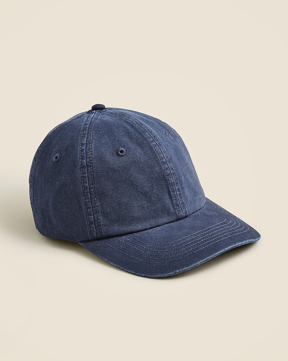 Washed canvas baseball cap | J. Crew US