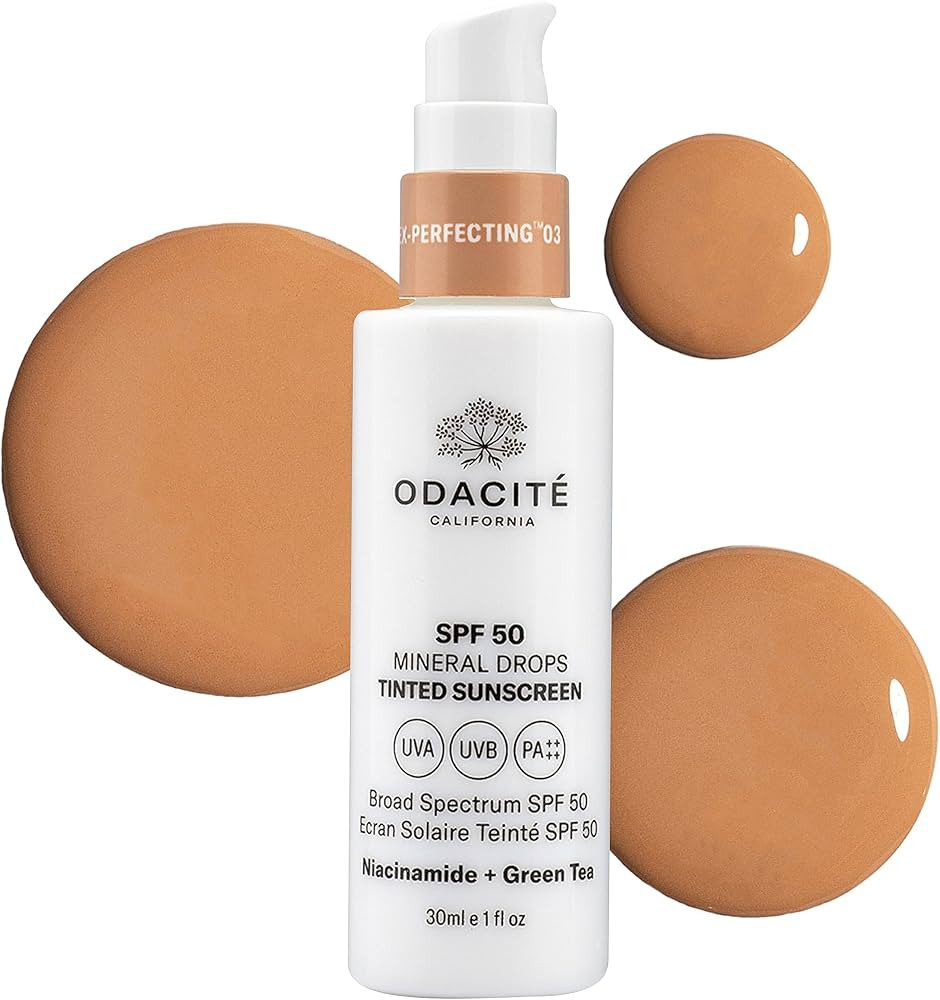 SPF 50 Flex-Perfecting™ Mineral Drops Tinted Sunscreen THREE | Amazon (US)