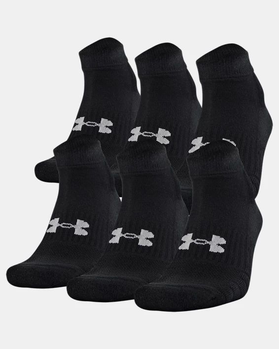 Unisex UA Training Cotton Low Cut 6-Pack Socks | Under Armour (US)