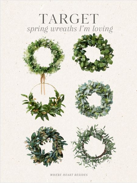 Target wreaths I’m loving for spring! 

#LTKfindsunder50 #LTKhome #LTKSeasonal