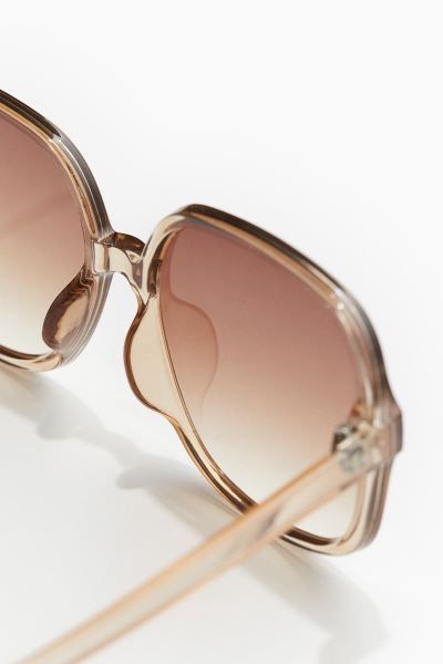 Square Sunglasses - Light beige - Ladies | H&M US | H&M (US + CA)
