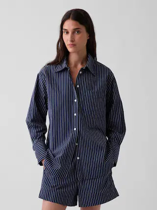 Organic Cotton Poplin Big Shirt | Gap (US)