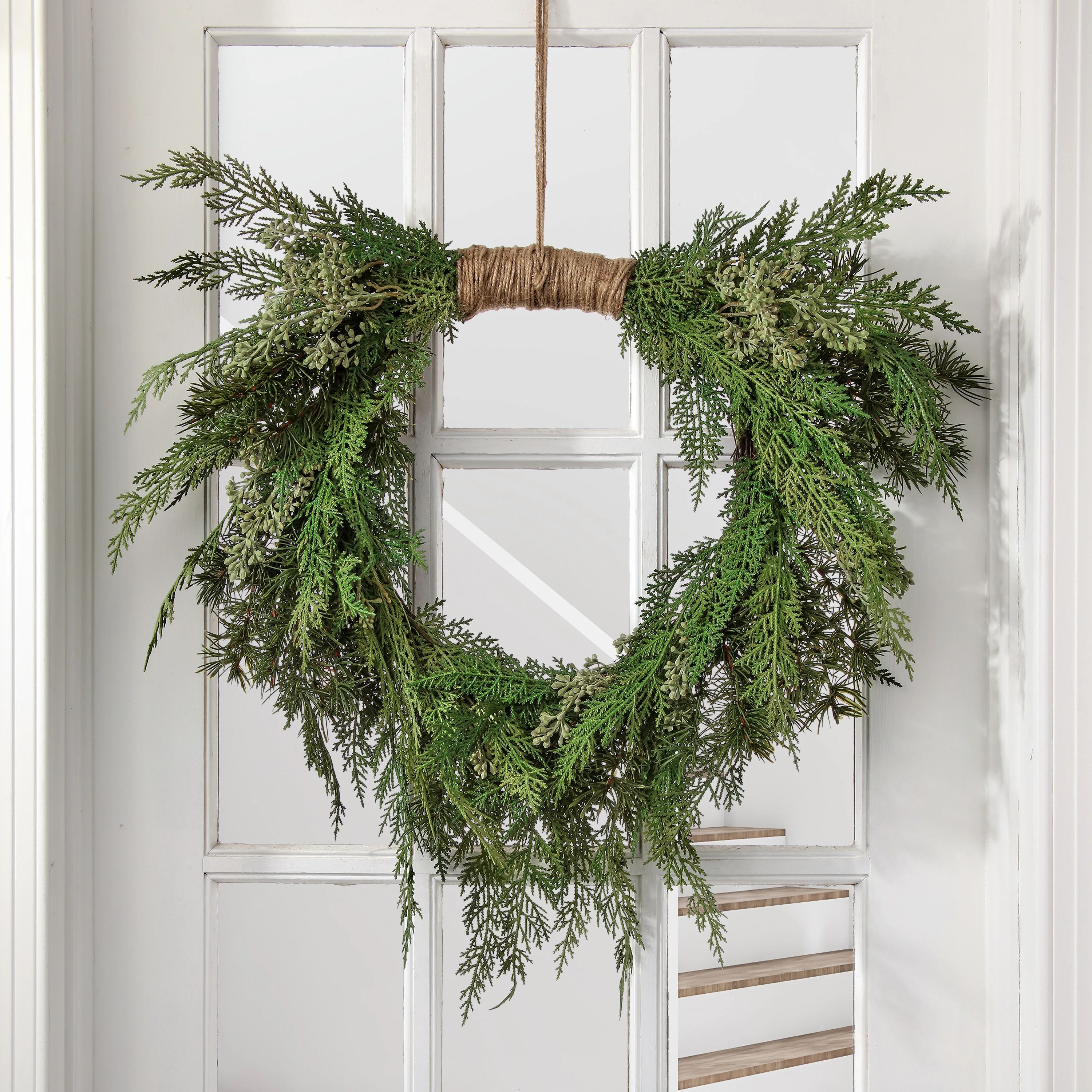 The Twillery Co.® Natural Touch Polyethylene Wreath & Reviews | Wayfair | Wayfair North America