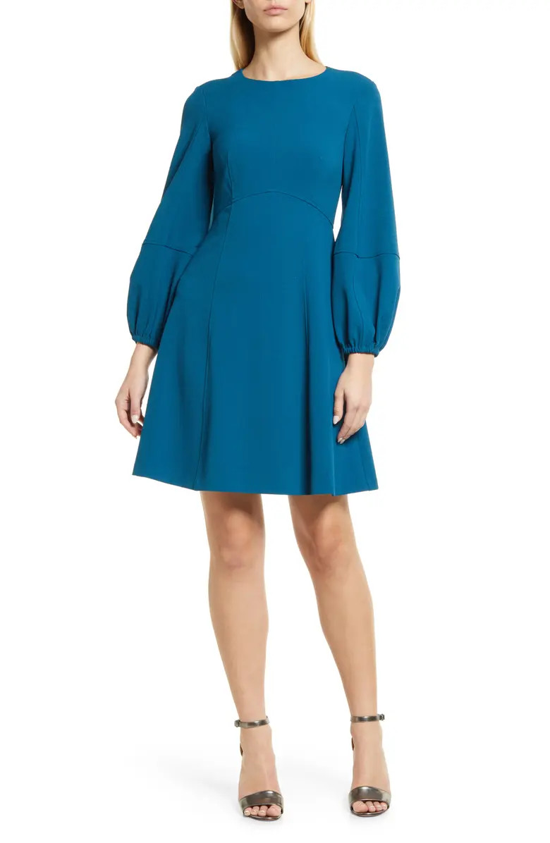 Long Sleeve A-Line Dress | Nordstrom