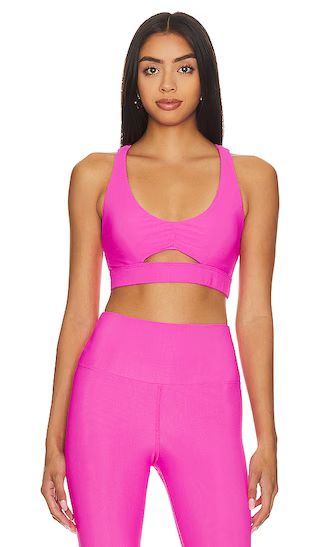 x REVOLVE Mila Sports Bra in Ultra Pink | Revolve Clothing (Global)