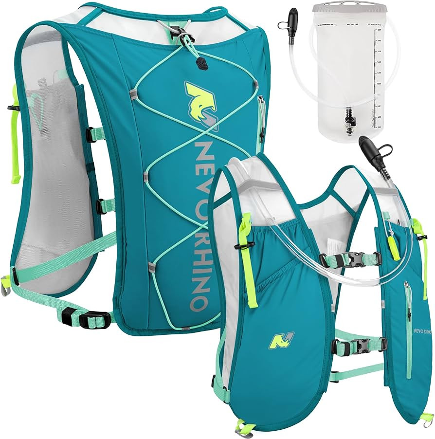 Running Hydration Vest, 5.5L Running Vest for Women Men with 2L TPU Water Bladder,Hydration Backp... | Amazon (US)