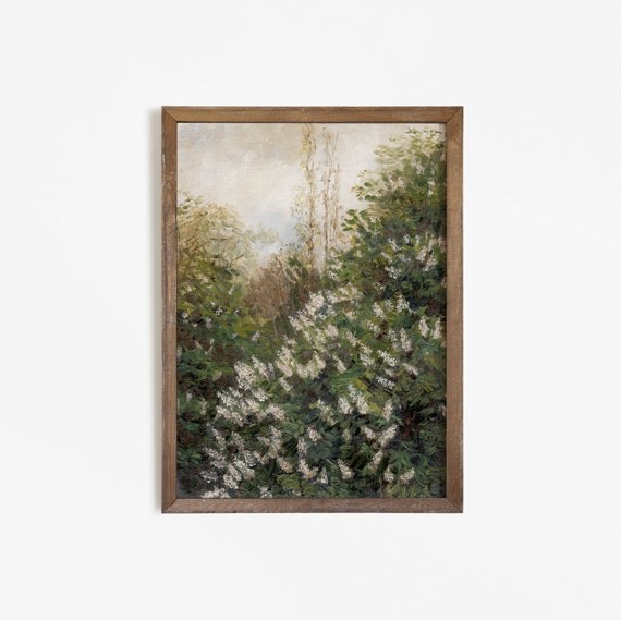 Spring Farmhouse Print | Country Lilac Tree Painting PRINTABLE #467 | Etsy (CAD)