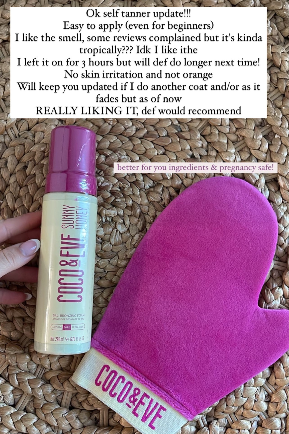 Self Tanner I love!! Coco & eve. Color: dark 🌞 self tan | tanning foam | foam tanner 

#LTKfitness #LTKtravel #LTKfindsunder50