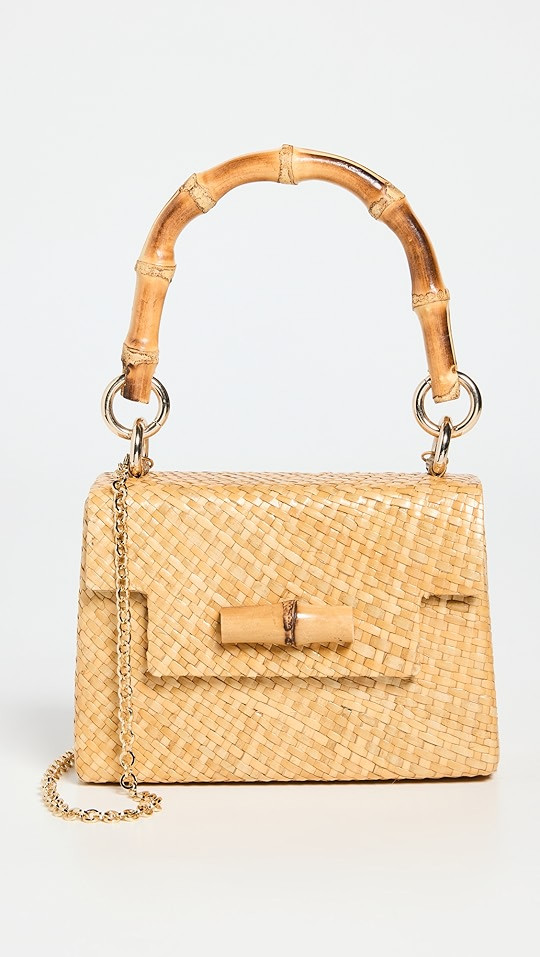 Stella Bun Straw Mini Bag | Shopbop