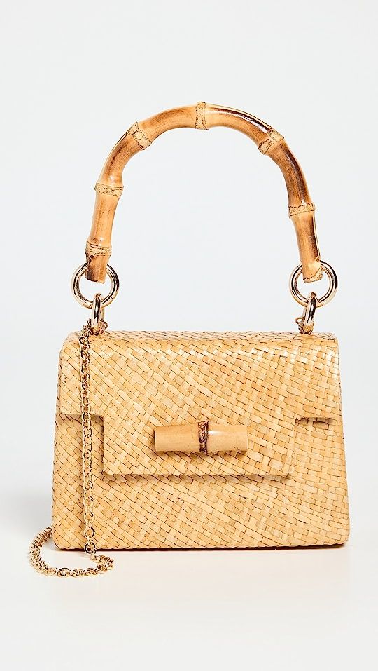 Stella Bun Straw Mini Bag | Shopbop