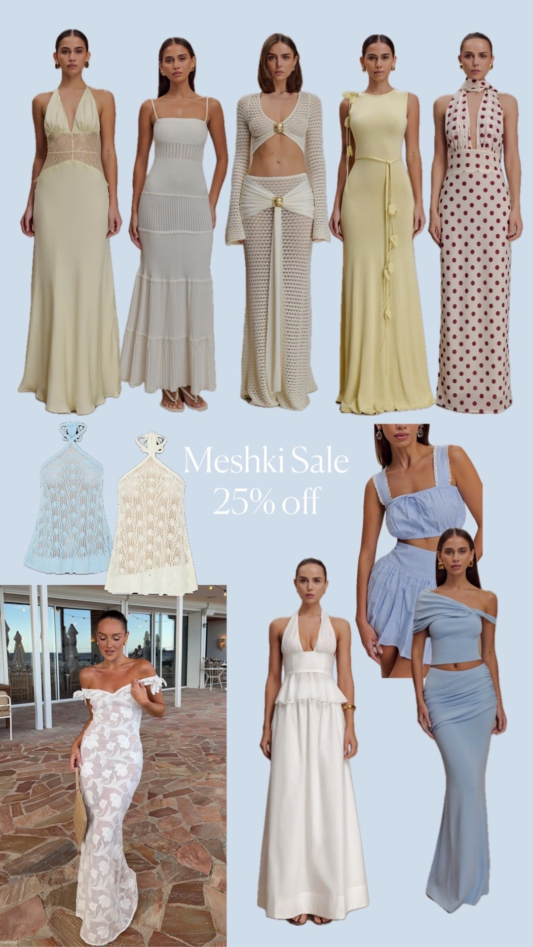 Shop my favorite summer holiday looks from the Meshki Sale 💛

#LTKeurope #LTKkleider #LTKsummer