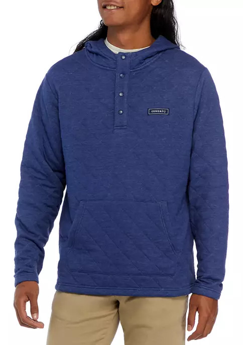 Quilted Hooded Pullover | Belk
