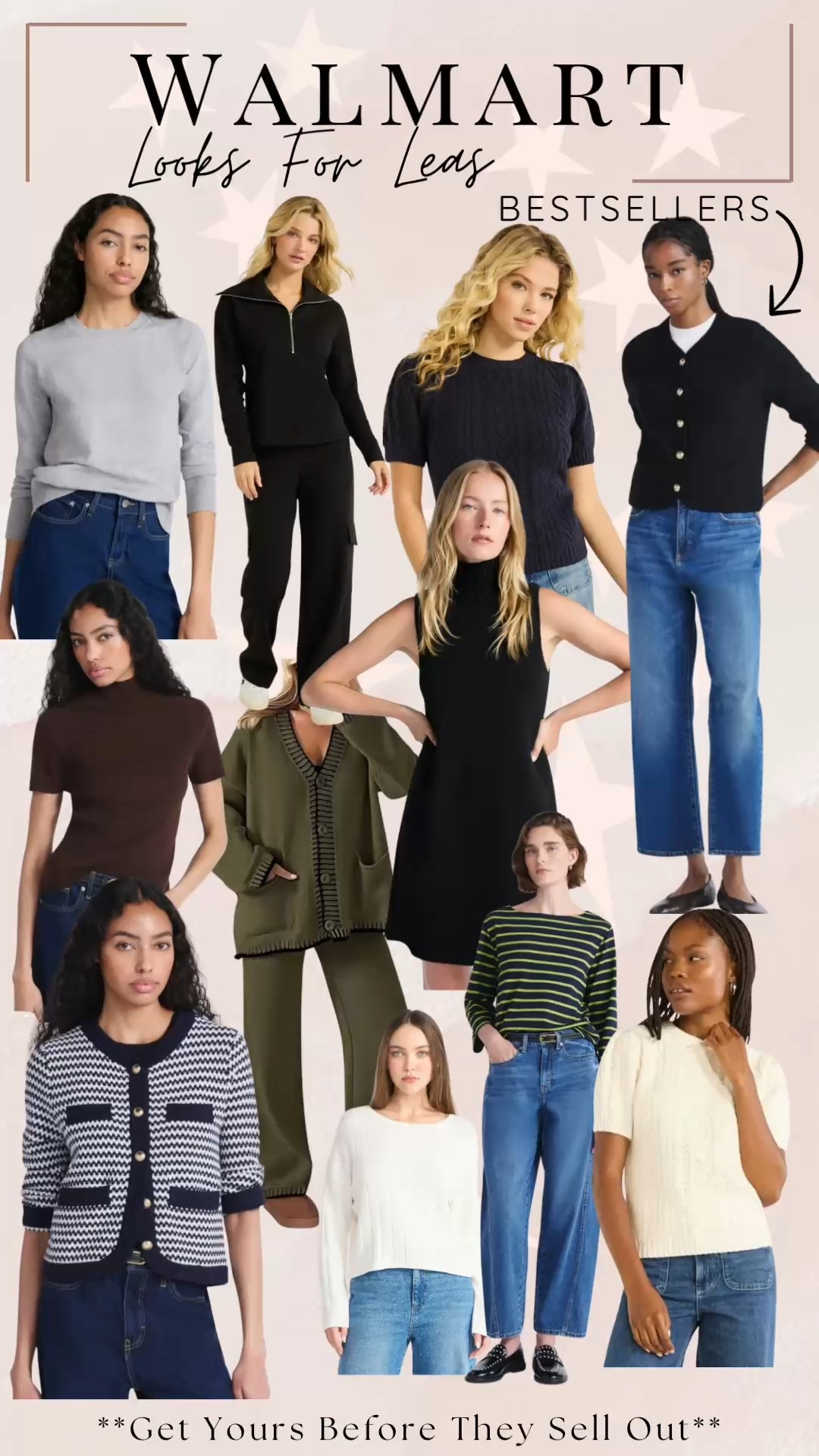 This is one of the most on trend brands at Walmart! It’s called free assembly and they have some of the top bestsellers🤎

I love all the options they have. Sweaters, cardigans, dresses, and jeans all great for fall and winter. 

I wear a size small in tops and size 4 in jeans. 

Weight 130lbs, carry in midsection and booty. Height 5’5”.



#LTKSaleAlert #LTKFindsUnder50 #LTKStyleTip