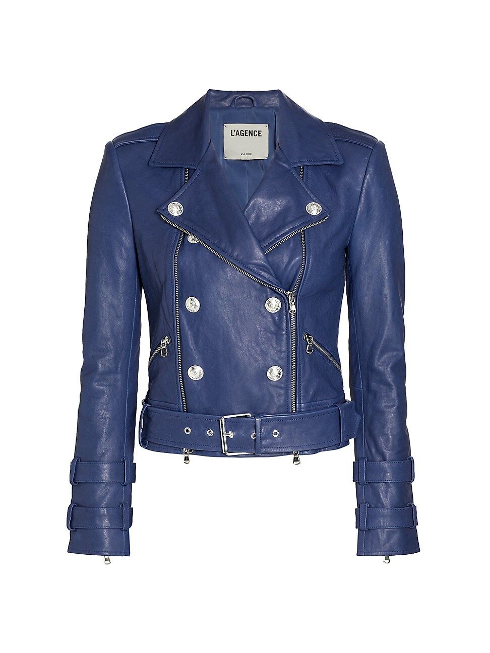 Billie Belted Leather Jacket | Saks Fifth Avenue