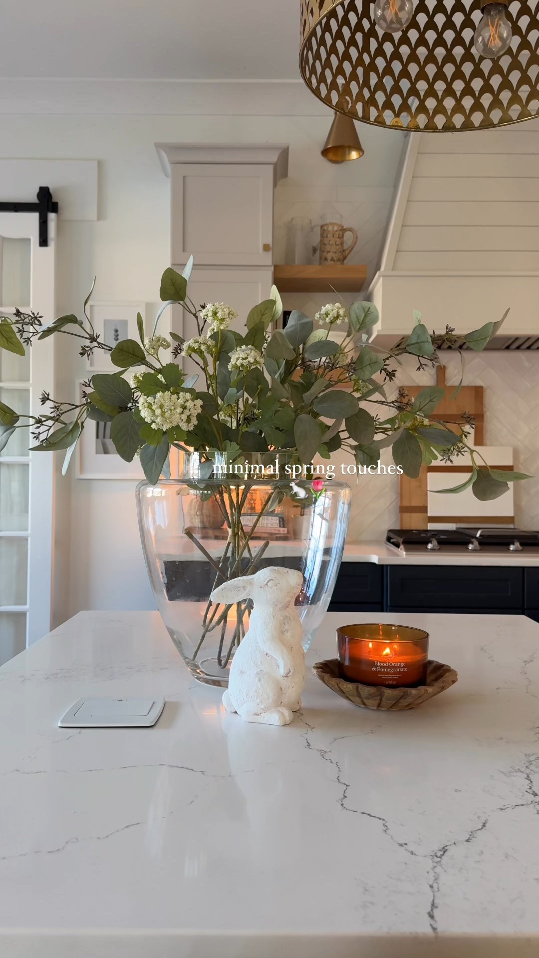 Spring is almost here! 🐇 | I would love for the temperatures to actually stay in the 70’s for longer than one day because I’d like to sit on my patio with a spicy margarita and fill all my planters with pretty flowers without the possibility of a frost overnight! -till then I’ll add a few neutral bunnies + faux florals inside 🌷

#springdecor #springiscoming #kitchenstyling #springstyle #walmartfinds #walmarthome #targethome #spring 

#LTKHome #LTKSpringSale #LTKSeasonal