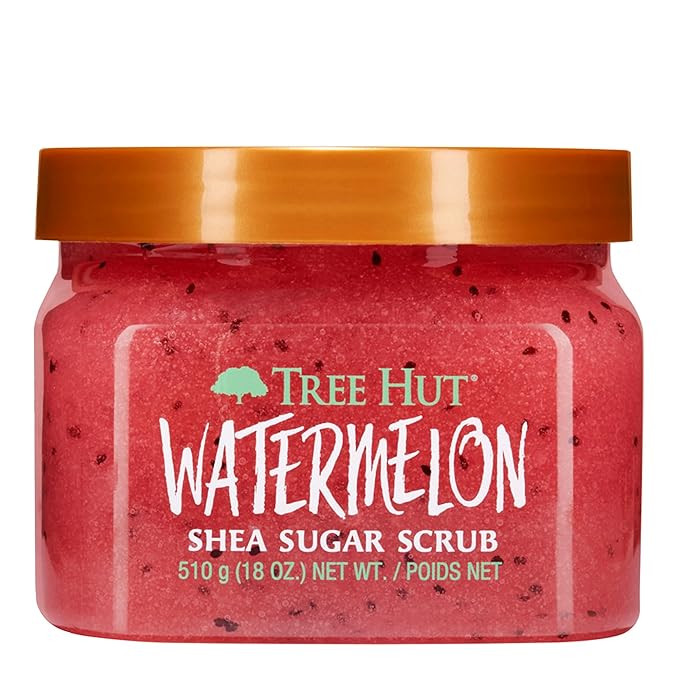 Tree Hut Watermelon Shea Sugar Exfoliating & Hydrating Body Scrub, 18oz | Amazon (US)