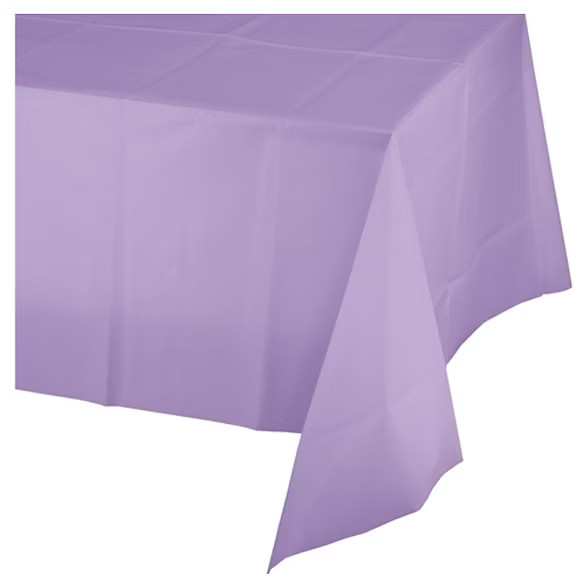 Luscious Lavender Purple Disposable Tablecloth | Target