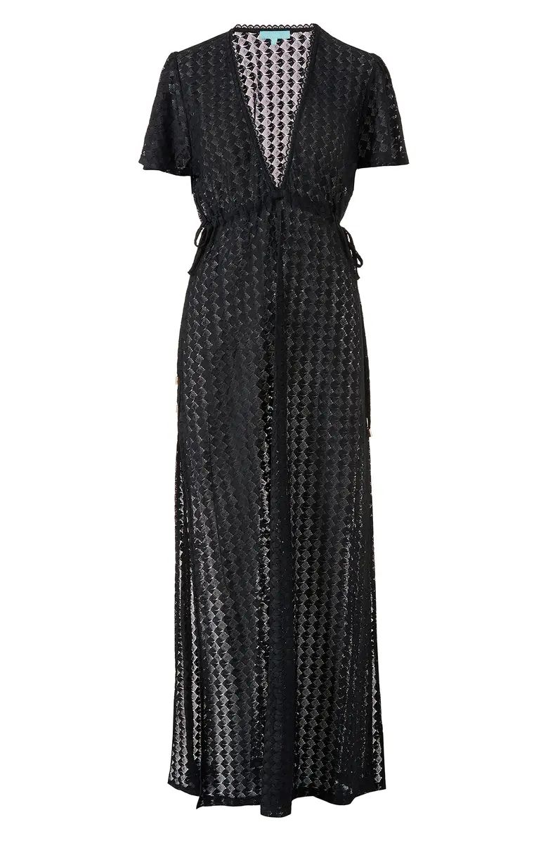 Esme Plunge Sheer Cover-Up Dress | Nordstrom