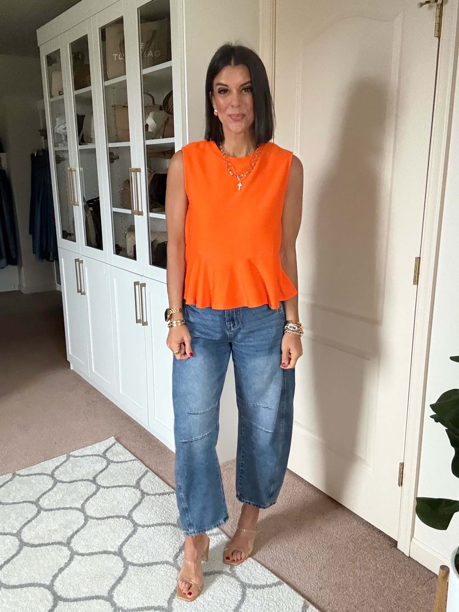 Size small in tank size 2 in jeans

#LTKdayinmylife #LTKgrwm #LTKmomlife