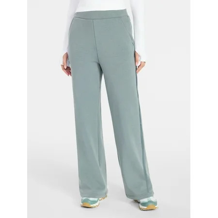 Avia Women's and Women's Plus Fleece Sweatpants with Satin Trim, Sizes XS-4X | Walmart (US)