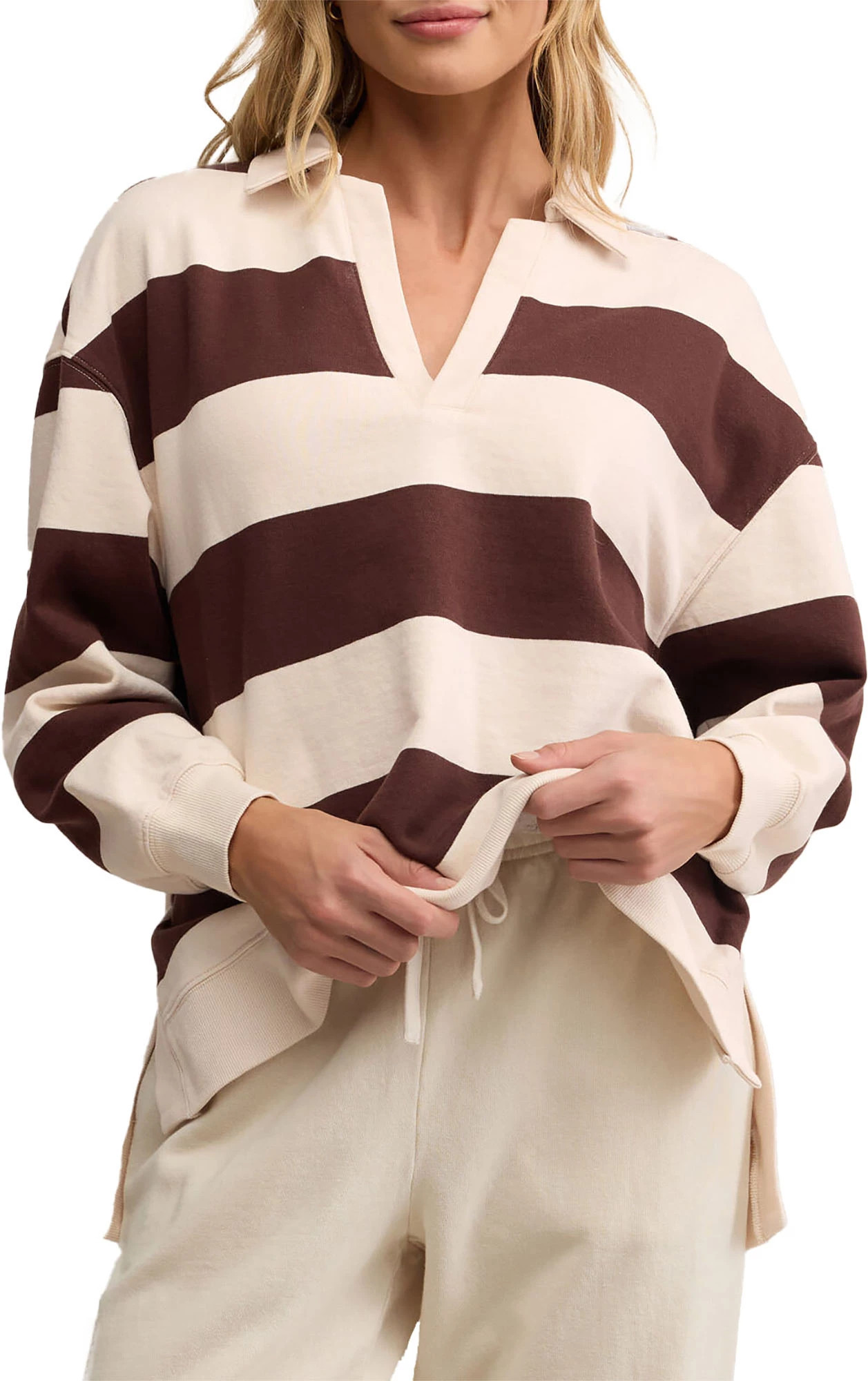 Z Supply Women's Rugby Henley Shirt, Wash | DICK'S Sporting Goods