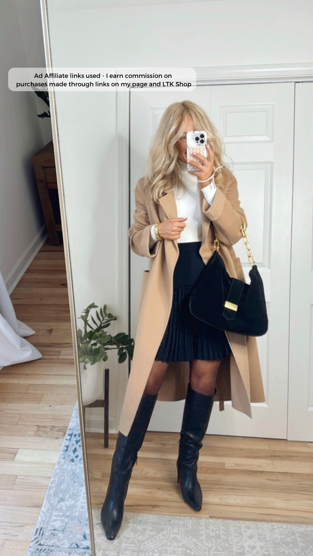 Camel winter coat outfit (*most items here are sold out now😭, linking alternatives for anything that’s no longer available💗💗)