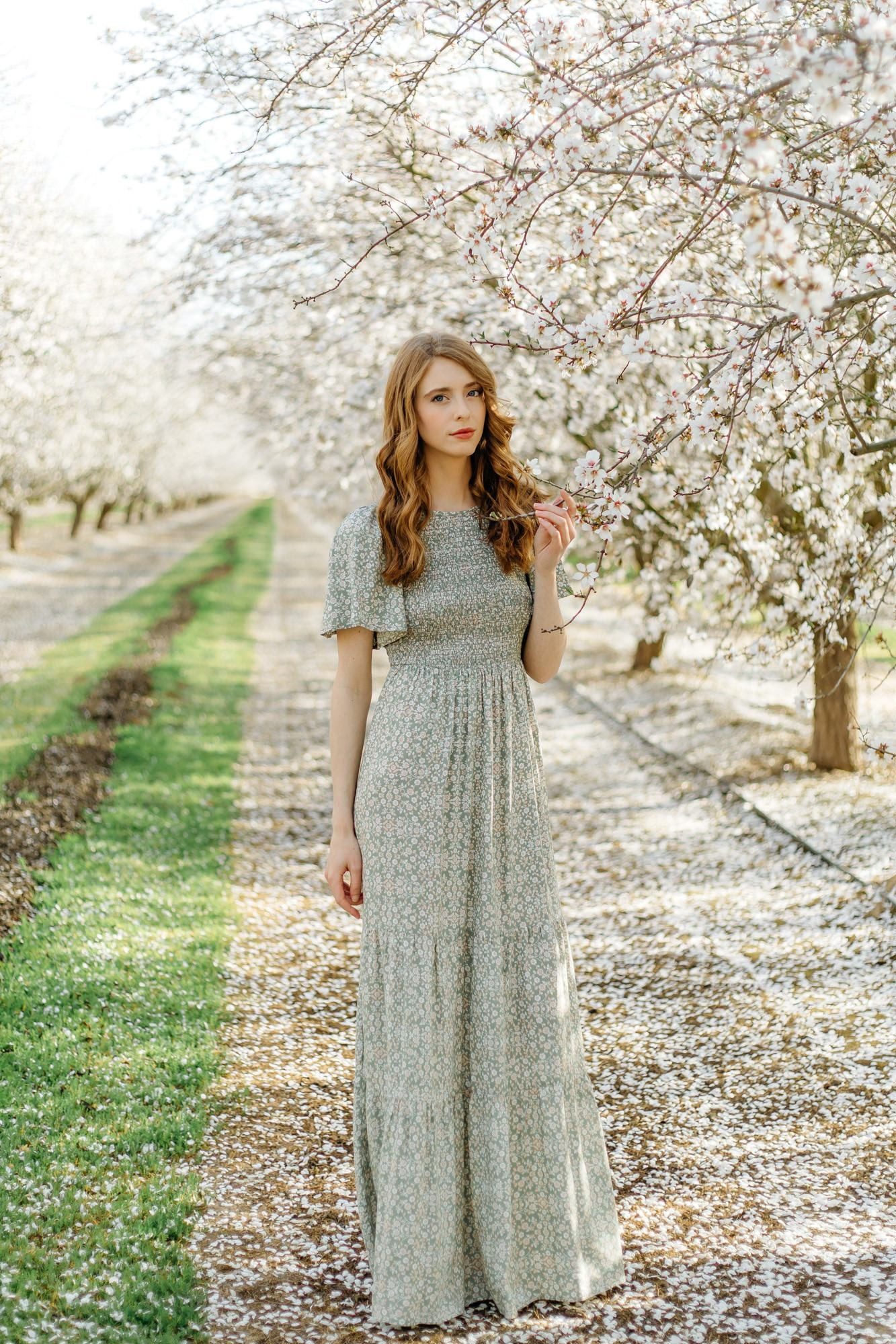 Robin Floral Smocked Maxi Dress | Morning Lavender