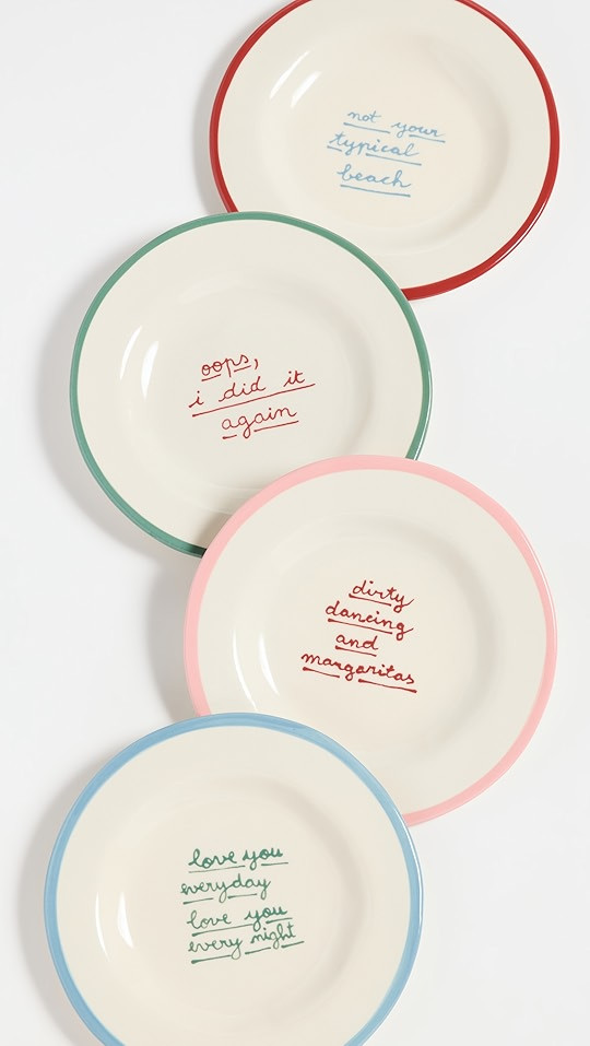 Laetitia Rouget I Put A Spell on You Dessert Plate Set | SHOPBOP | Shopbop