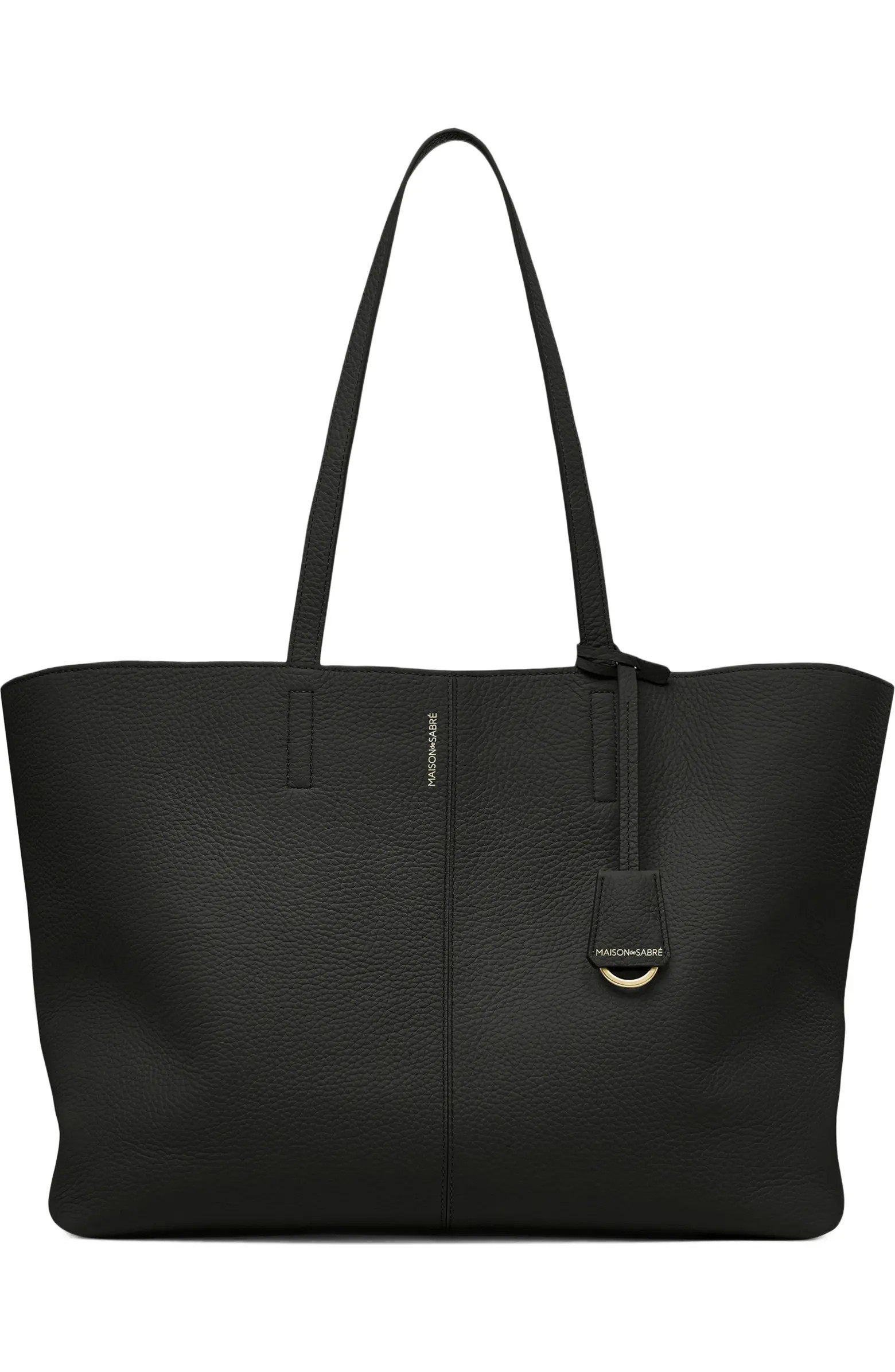 Large Leather Snap Soft Tote | Nordstrom