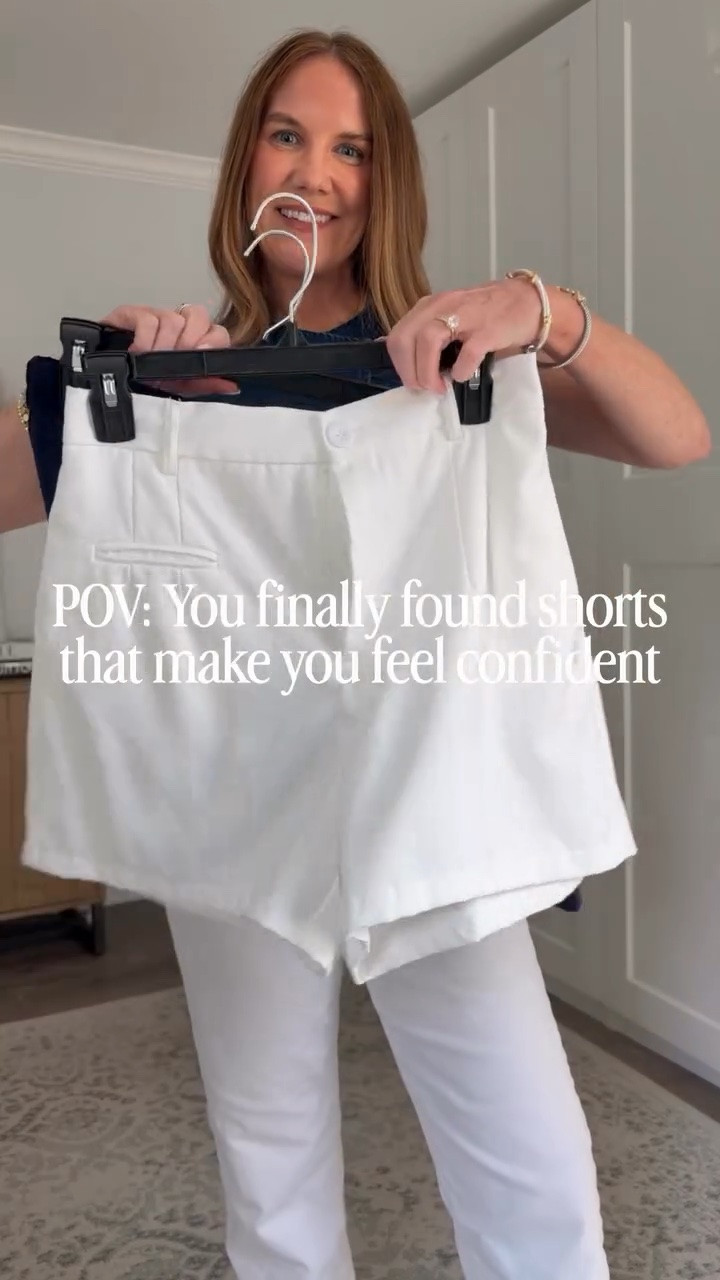 🚨 Hot take: Trouser shorts are the most underrated summer staple.

Polished enough for lunch, comfortable enough for everyday, and they instantly make any outfit look expensive.

Would you wear these?
👇🏼YES or NO?

#TrouserShorts #SummerStyle #Over40Fashion #ChicStyle #ClassicFashion

#LTKSeasonal #LTKOver40 #LTKWorkwear
