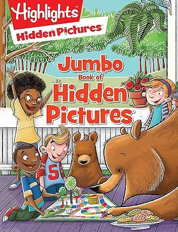 Jumbo Book of Hidden Pictures: Jumbo Activity Book, 200+ Seek-and-Find Puzzles, Classic Black and... | Amazon (US)