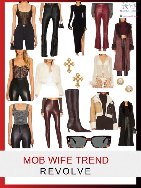 Mob Wife trend from Revolve

Spring outfit , Winter Outfits , Winter Outfits , Leather pants , Leggings , Leather Leggings , Fur Coat , Jacket , Coat , Boots , Knee high boots , Leather boots , Earrings , Date Night Outfits #LTKSpringSale  

#LTKfindsunder50 #LTKfindsunder100 #LTKstyletip #LTKsalealert #LTKshoecrush #LTKSeasonal #LTKplussize #LTKover40