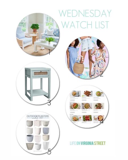 This week’s Wednesday Watch List includes favorites from the Shopbop sale,  a cute and affordable cane nightstand (available in several colors), my favorite new recipe finder site, and outdoor planters under $50! Get the details here: https://lifeonvirginiastreet.com/wednesday-watch-list-411/.
.
#ltksalealert #ltkseasonal #ltkunder50 #ltkunder100 #ltkstyletip #ltkfamily #ltkhome

#LTKhome #LTKSeasonal #LTKsalealert