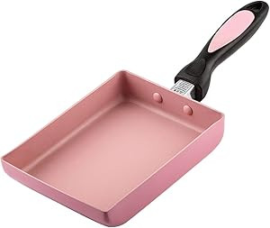 Egg Omelette Pan, Tamagoyaki Japanese Square Pan Non-Stick Ceramic Coating Mini Frying Cooker wit... | Amazon (US)
