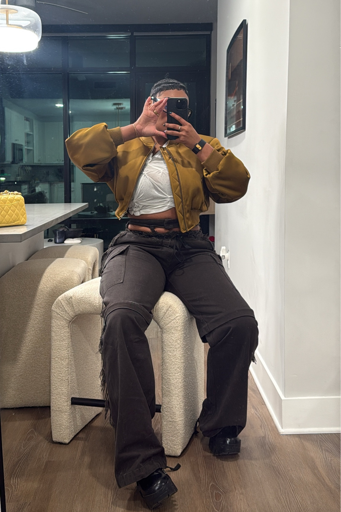 Medium in the bomber. Medium in the pants, they are an oversized loose fit. 
#ltkstyletip #styletip #ootn #haul #ootd 

#LTKgrwm #LTKootd